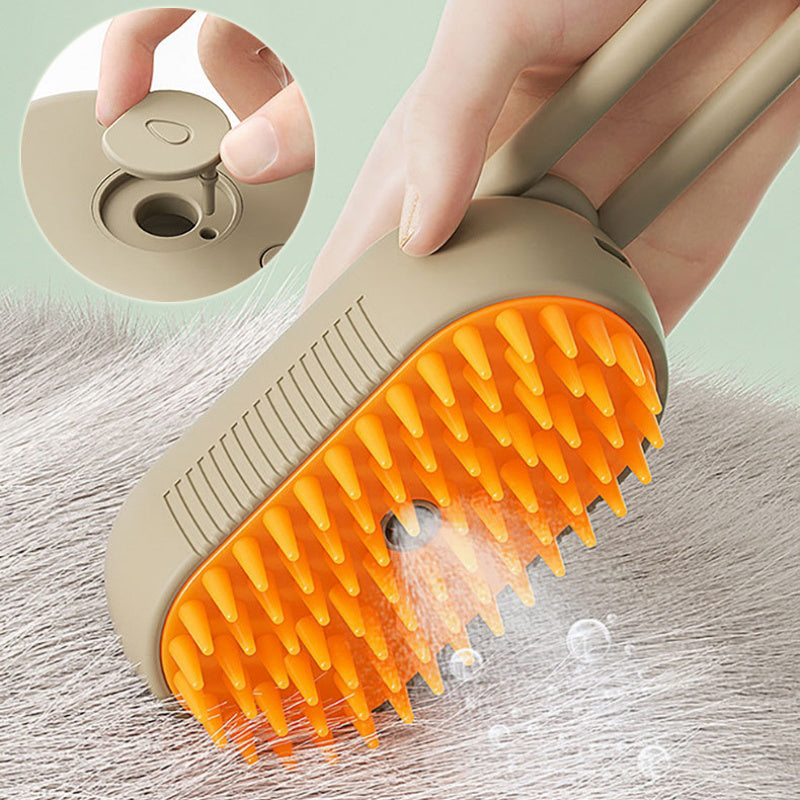 3-in-1 Electric Cat & Dog Steam Brush