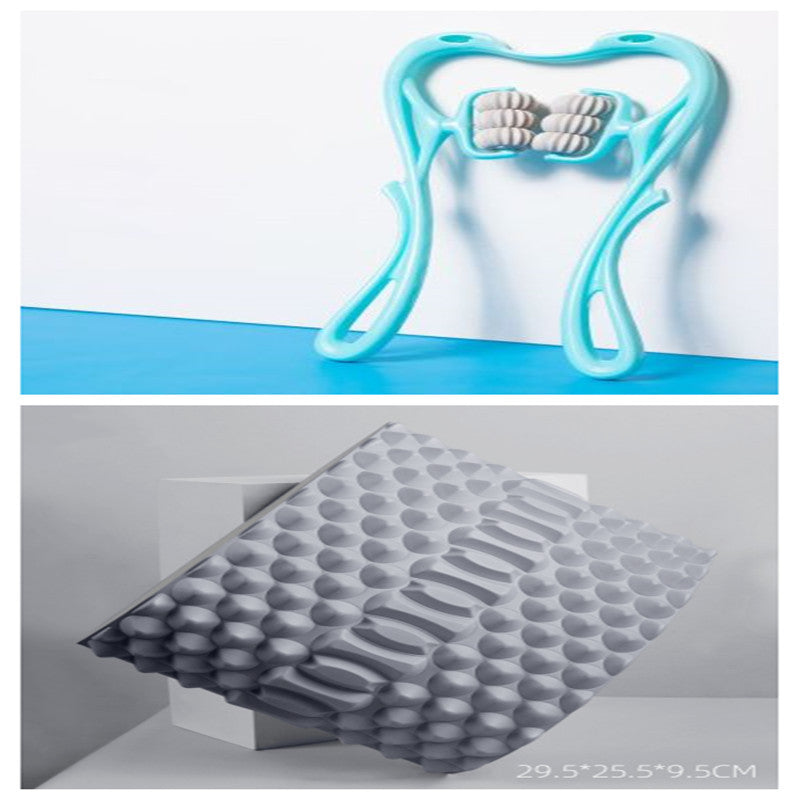 Manual 6-Wheel Neck Massager