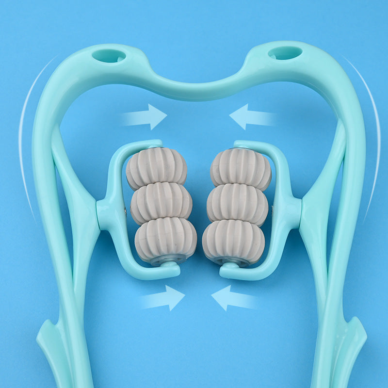 Manual 6-Wheel Neck Massager